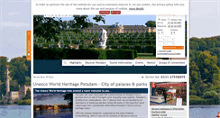Desktop Screenshot of potsdam-tourism.com